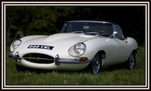 E Type Jaguar finished