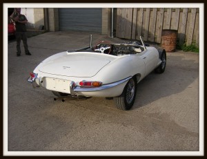 E Type Jaguar first test 3