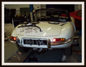 E Type Jaguar rear 2